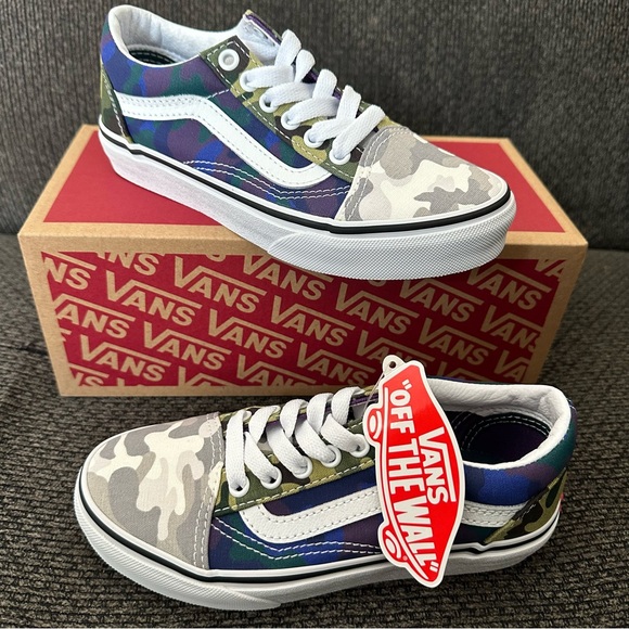 Vans Other - Vans Old Skool camo collage  Multi size 1 youth